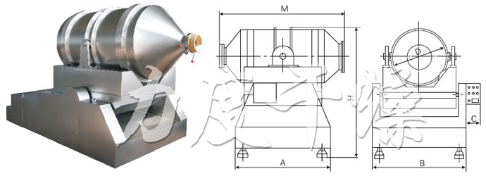 EYH系列二維運動混合機 EYH系列二維運動混合機